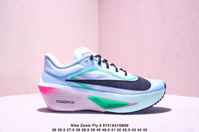 Nike Zoom Fly 6 Marathon Cushioned Running Shoes! Retaining the classic marathon