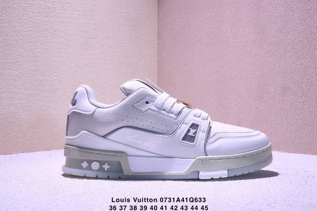 Louis Vuitton ~ White and gray, made in Guangdong, high cost performance, made o