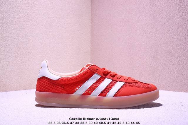 Corporate-level Adidas Originals Gazelle Indoor clover casual non-slip wear-resi