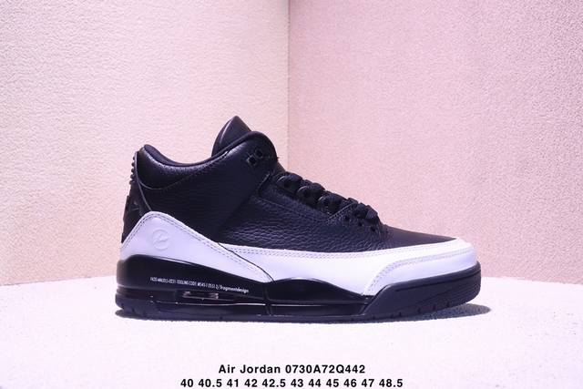 Jordan Air Jordan Aj3 Retro, developed from original lasts and original cardboar