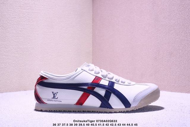 Onitsukatiger Onitsuka Tiger-LV co-branded low-top sports casual shoes with red