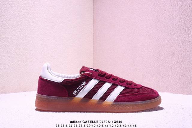 Adidas Originals Gazelle Comfortable, Versatile, Non-Slip, Breathable Low-Top Sn