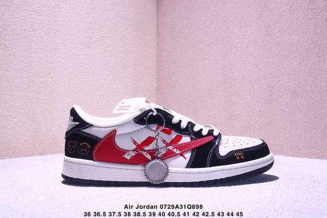 Corporate-grade Nike Air Jordan 1 X Travis Scott Aj1 reverse hook Joe One revers