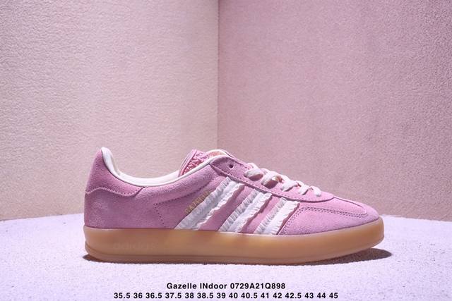 Corporate-level Adidas Originals Gazelle Indoor clover casual non-slip wear-resi