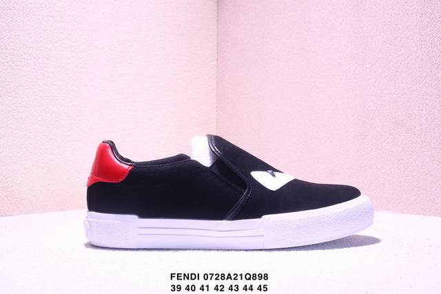 Fendi Fendi Little Monster Leather Comfortable Simple Sneakers Size: 39-45Xm0728