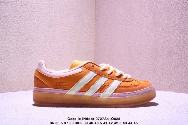 Bad Bunny x Adidas Originals Gazelle Indoor Trefoil Casual Non-slip Wear-resista