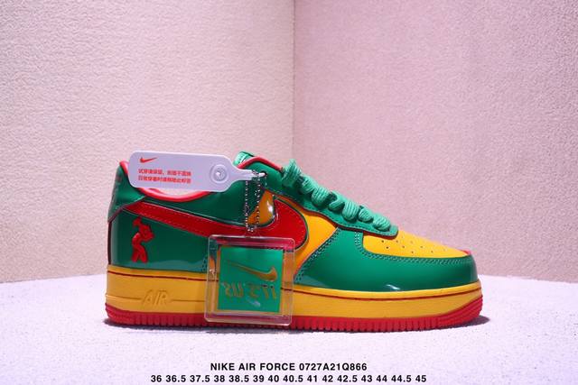 Nike Air Force 1 '07 low-top versatile casual sneaker. Its soft, springy cushion