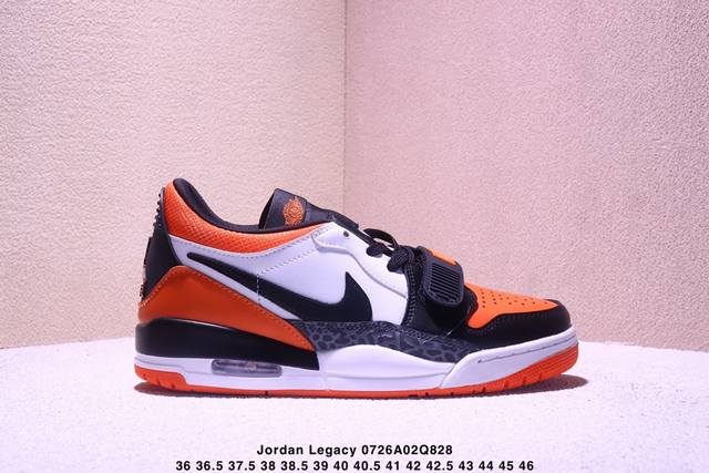 Jordan Jordan uses a transfer leather upper and a built-in windowed Air cushioni