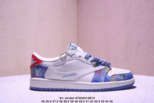Corporate-grade Nike Air Jordan 1 X Travis Scott Aj1 inverted hook Joe One inver