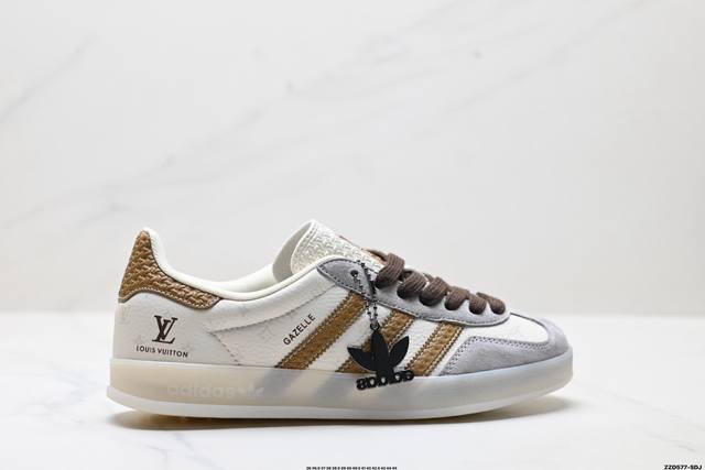 Corporate-grade Adidas Originals Gazelle Indoor 'Diy' custom series Adidas Trefo