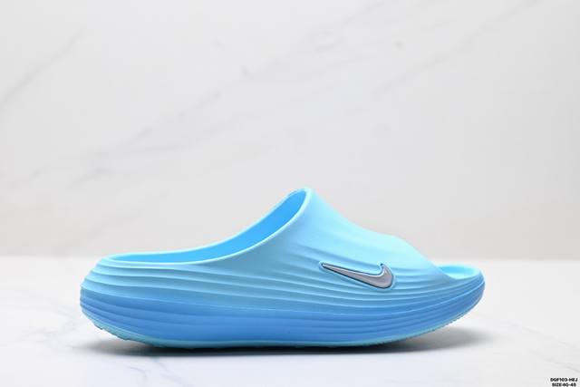 Corporate Nike Reactx Rejuven8 Slide. Nike's simple and comfortable hole shoes a