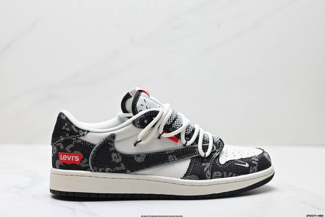 Corporate Grade Nike Air Jordan 1 X Travis Scott Aj1 Inverted Hook Joe One Inver