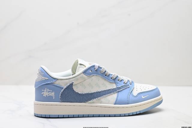 Corporate-grade Nike Air Jordan 1 X Travis Scott Aj1 inverted hook Joe One inver