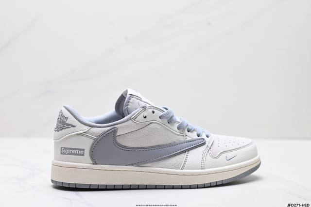 Special price company-level Nike Air Jordan 1 X Travis Scott Aj1 inverted hook J