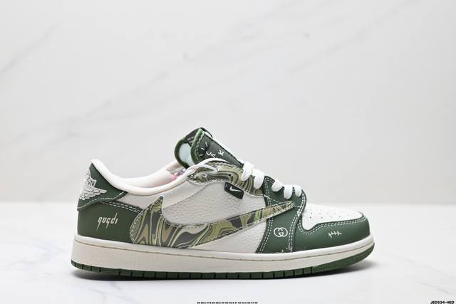Corporate-grade Nike Air Jordan 1 X Travis Scott Aj1 inverted hook Joe One inver