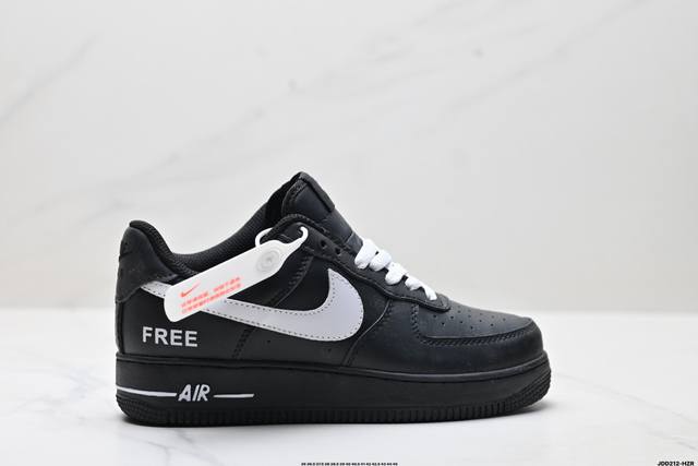 Authentic Nike Air Force 1'07 low-top, versatile casual sneakers. Soft, springy
