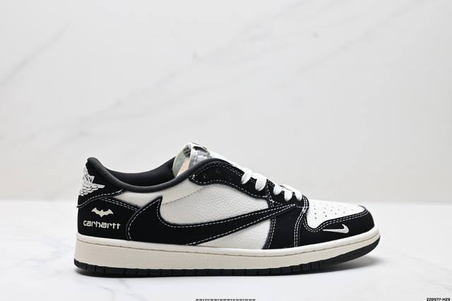 Corporate-grade Nike Air Jordan 1 X Travis Scott Aj1 inverted hook Joe One inver