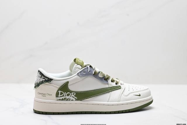 Corporate-grade Nike Air Jordan 1 X Travis Scott Aj1 inverted hook Joe One inver
