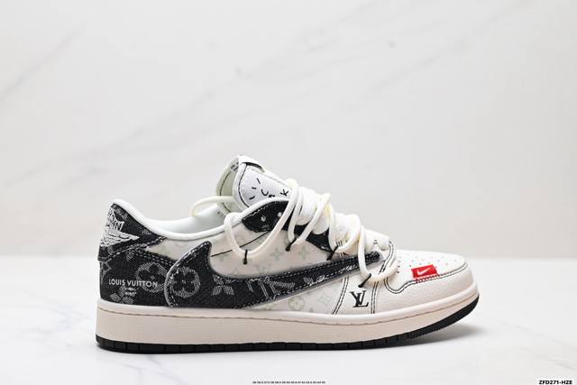 Corporate Grade Nike Air Jordan 1 X Travis Scott Aj1 Inverted Hook Joe One Inver
