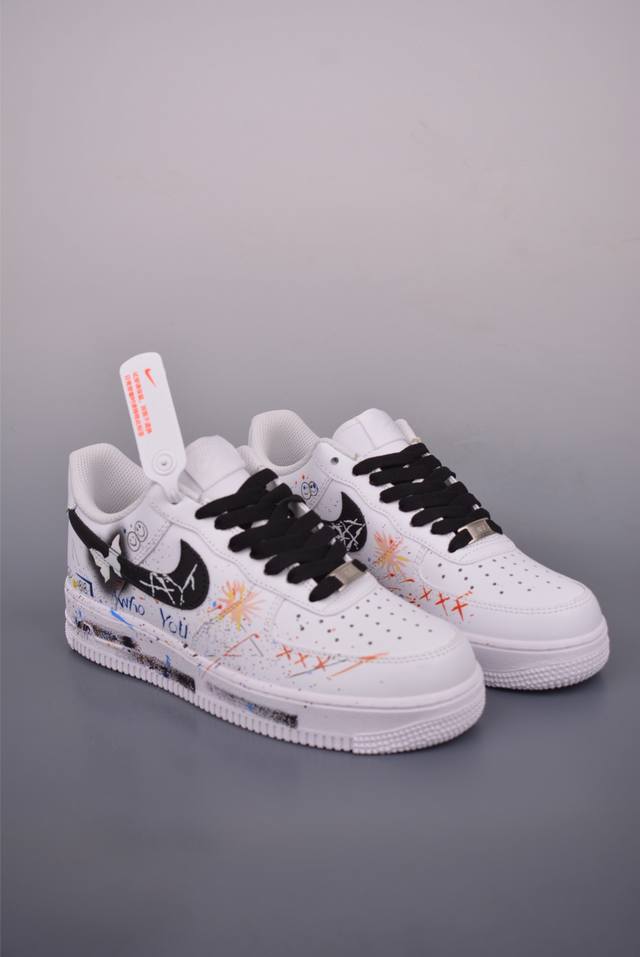 Nike Air Force 1 Low butterfly graffiti original last and cardboard create a pur