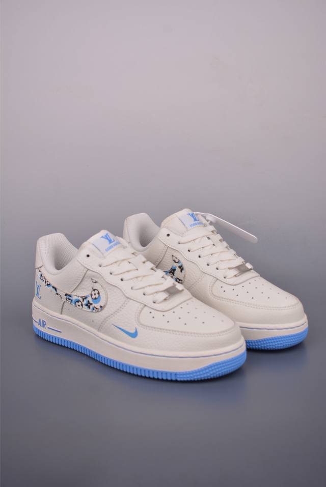 Nike Air Force 1 Low Lv co-branded original last and cardboard create a pure Air