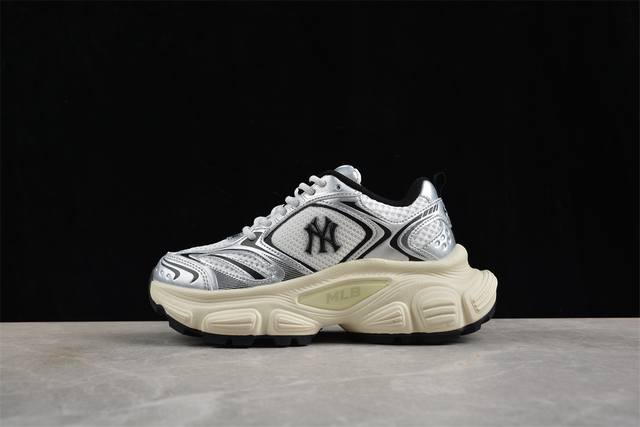 Ny Mlb Winner Chunky New York Yankees Height Increase Thick Sole Running Shoes 3