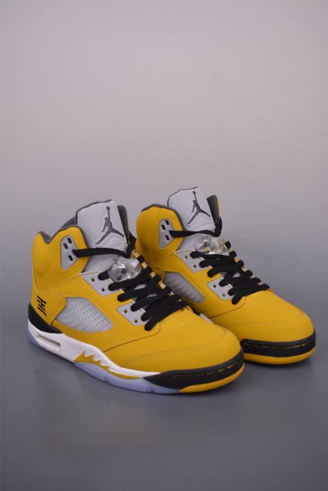 Jordan Air Jordan 5 "Yellow Multi" replica, produced by Tokyo Huang Chunyuan, a