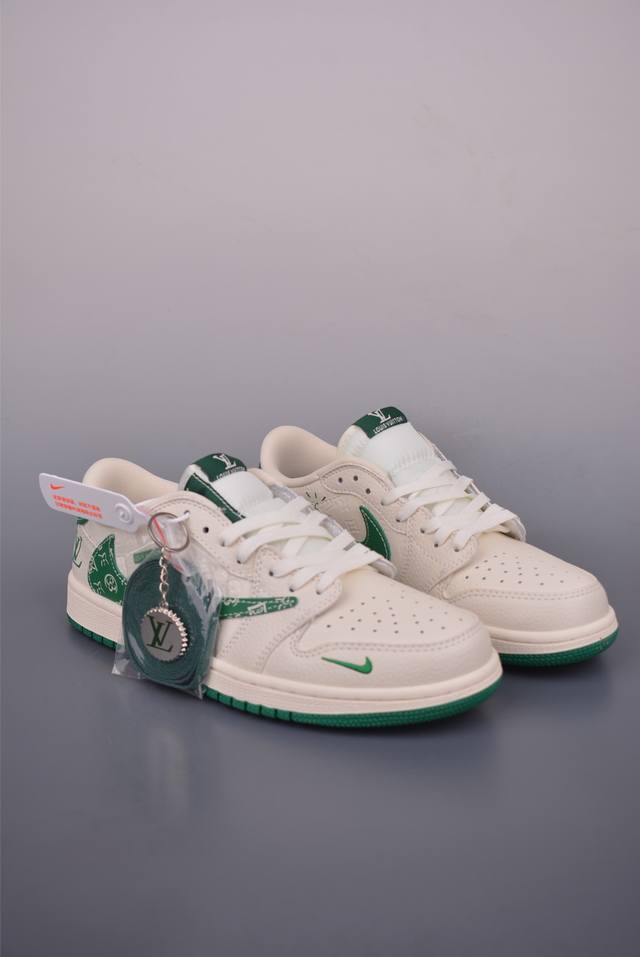 Fragment x Travis Scott x Lvair Jordan 1 Low three-way collaboration with revers