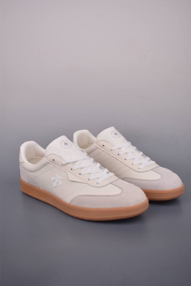 Descente Chron Sb retro patchwork fashion trend casual sneakers leather material