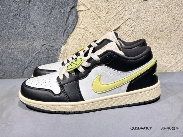 New product launch real shot Air Jordan 1 Low Aj1 Joe 1 meter gray low-top cultu