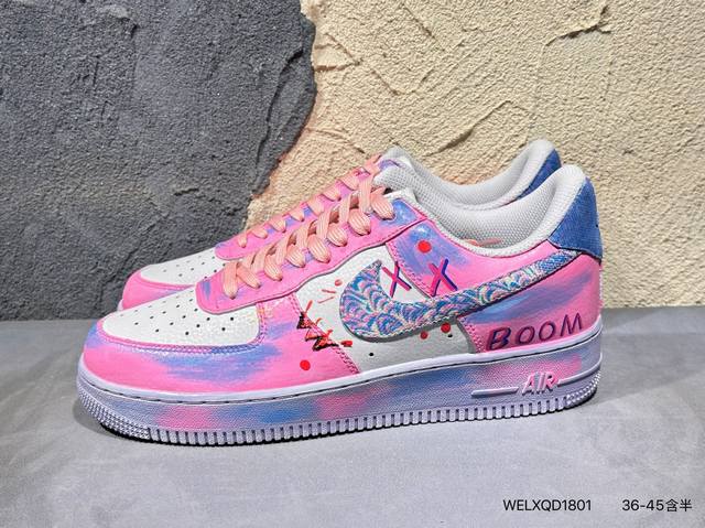New product launch real shot Nike Air Force 1 Low Pink Nebula original last and