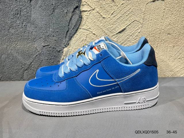 Nk Air Force 1'07 Low white-brown low-top casual sneakers. Original quality, ori