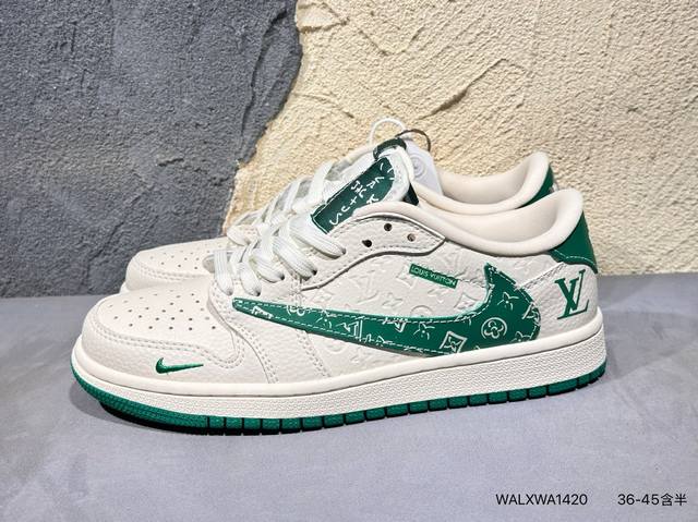Travis Scott x Fragment Design x Air Jordan Aj1 Low Og Sp three-party joint Ligh