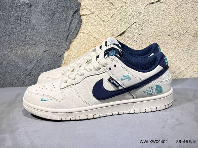 New product launch real shot high-end customized Nike SB Dunk Low "The North Fac