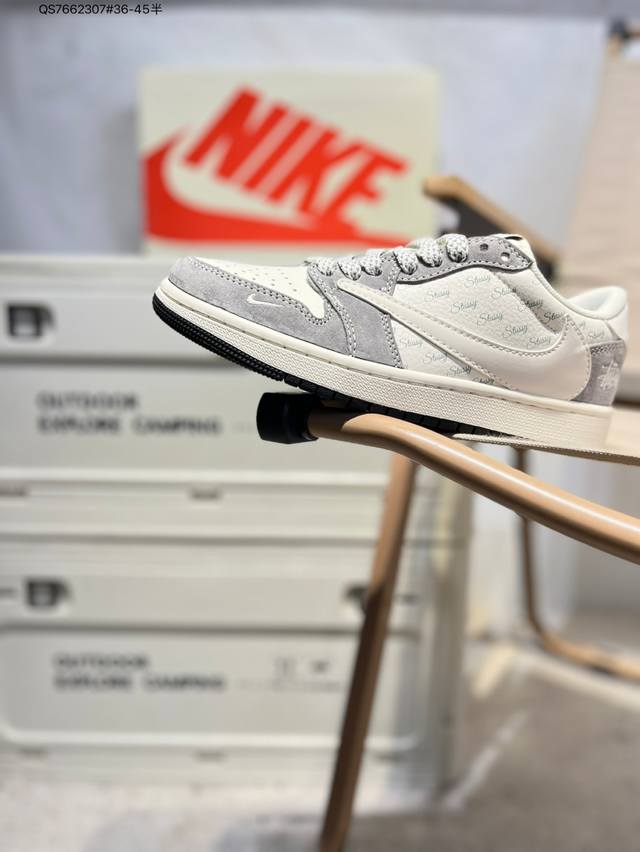 company-grade first-layer Pistusi x Jordan Air Jordan 1 Low Aj1 low-top series b