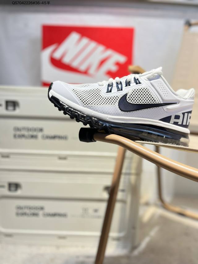 Nk Air Max 2013 retro breathable mesh air cushion running shoes with full-length