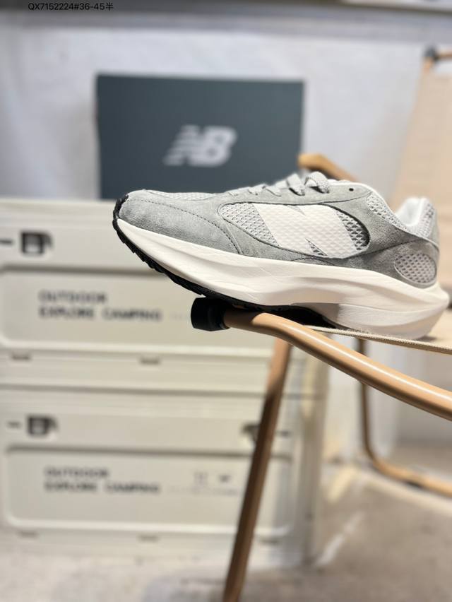 New Balance Warped Runner Uwrpomob retro casual running shoes, deconstructed and