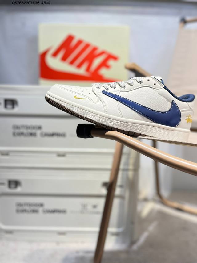 company-grade first-layer Pistusi x Jordan Air Jordan 1 Low Aj1 low-top series b
