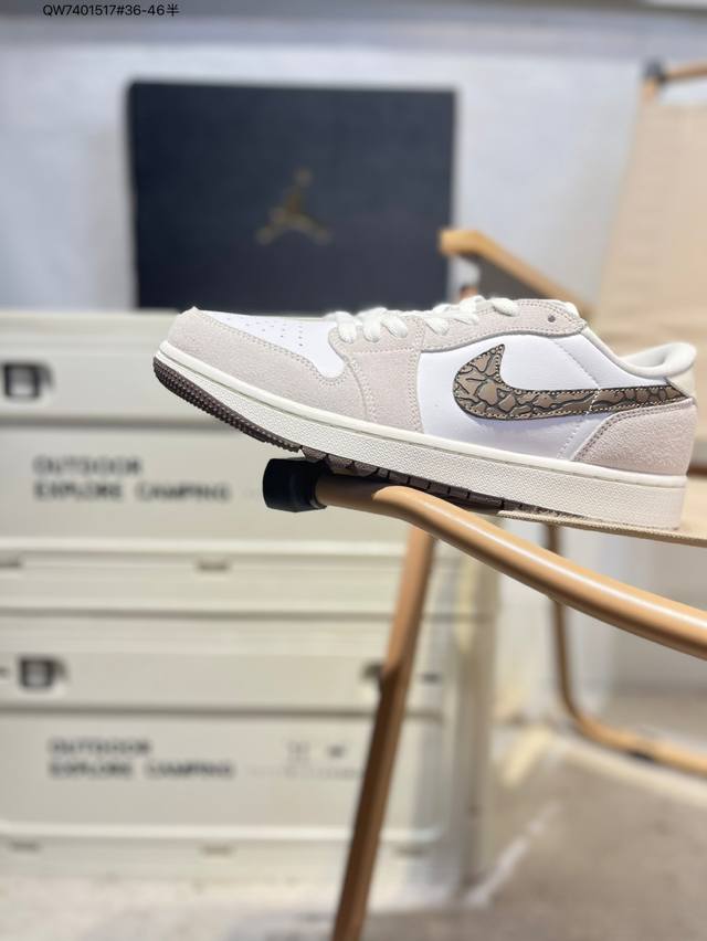 company-grade first-layer leather Jordan Air Jordan 1 Low Aj1 low-top series bas