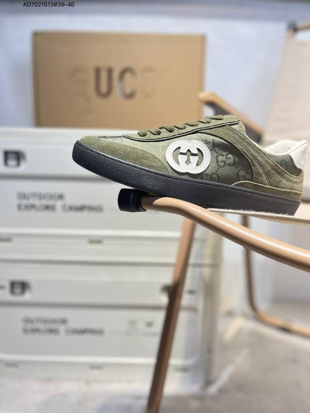 Made in Guangdong Gucci Light Luxury Item Gucci Gucci Casual Fashion Shoes Seri