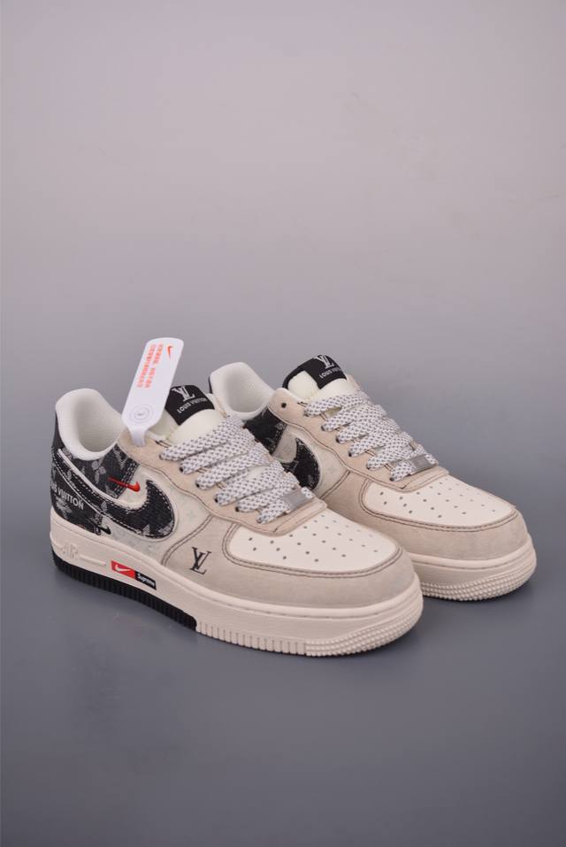 Nike Air Force 1 Low Lv co-branded original last and cardboard to create a pure