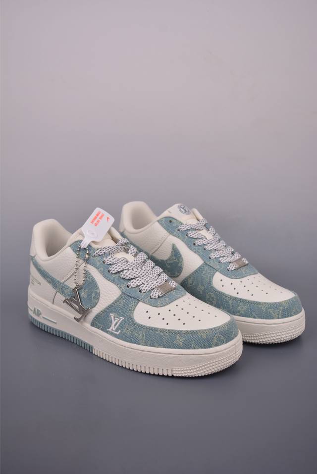 Nike Air Force 1 Low Lv co-branded original last and cardboard create a pure Air