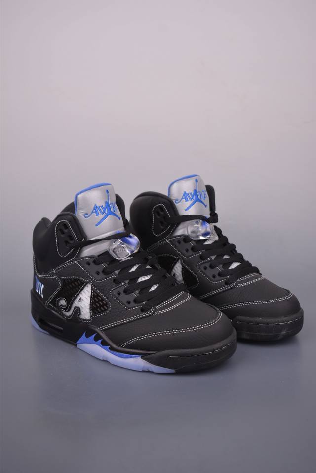 Dj Khaled x Jordan Air Jordan 5 Og Sp "We The Best" replica in black and blue. T