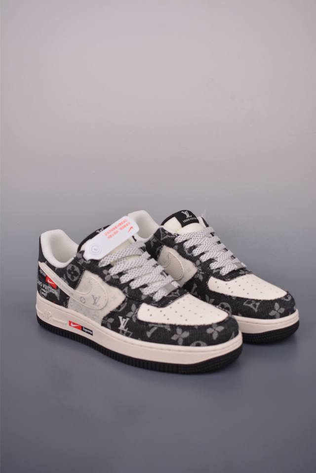 Nike Air Force 1 Low Lv co-branded original last and cardboard to create a pure