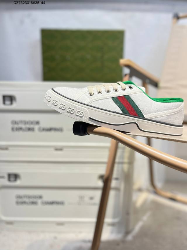 made in Guangdong, Gucci Tennis 1977 Print Sneaker, exclusively custom-made from