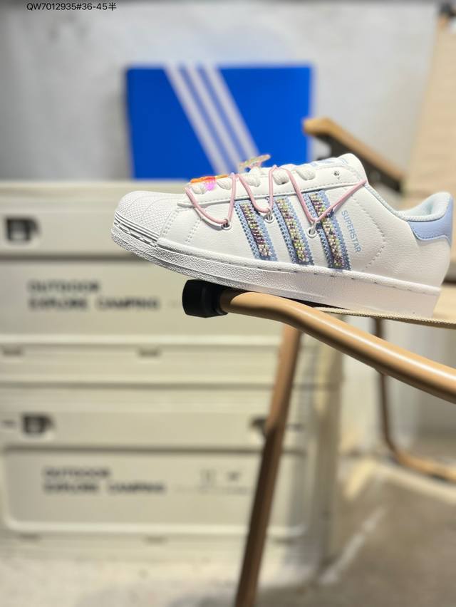Adidas Originals Superstar Shell Head Series Low Top Classic All-match Casual Sp