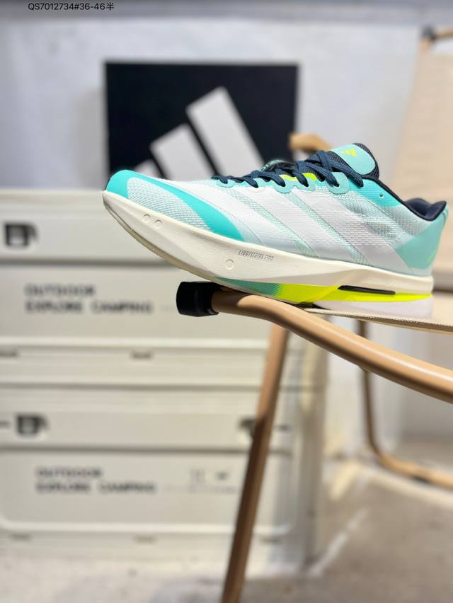 Adidas Adizero Boston 13 Breathable Mesh Racing Shoes with Boost Cushioning. Thi