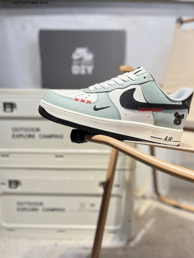 Nk Air Force 1'07 Low Air Force One low-top casual sneakers custom leather origi