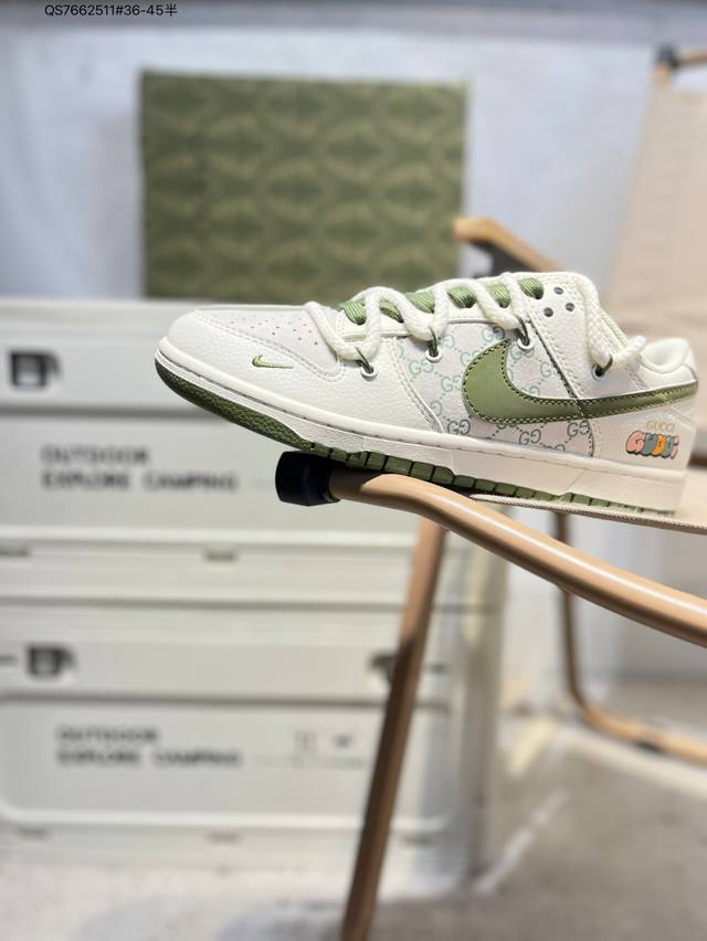 Gucci x Nike SB Dunk Low. Highly recommended. New colorway. Original top-grain m