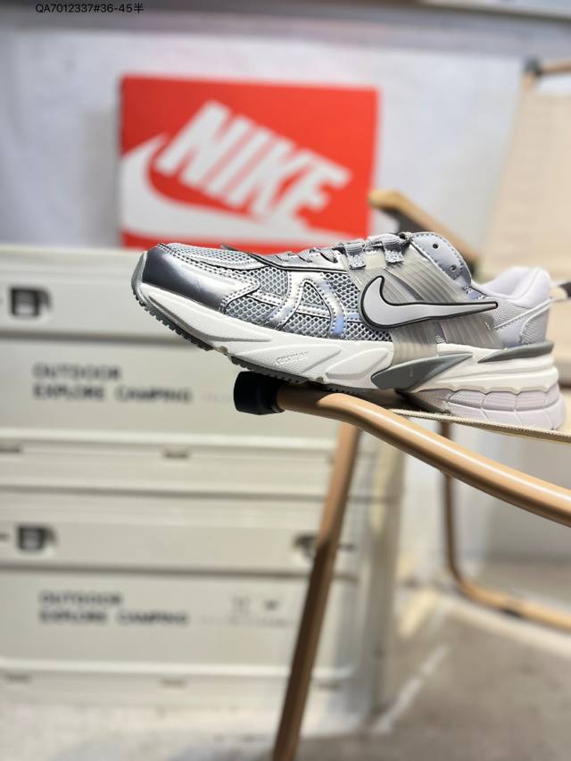 Nk V2K Runtekk shock-absorbing, non-slip low-top retro dad running shoes. Named
